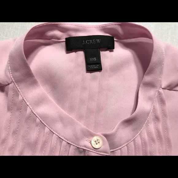J. Crew Womens Top Pink Half Button Size XXS A990 - Picture 7 of 8